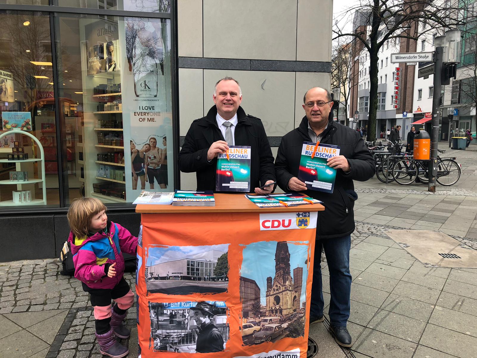 canvassing in Wilmersdorferstr